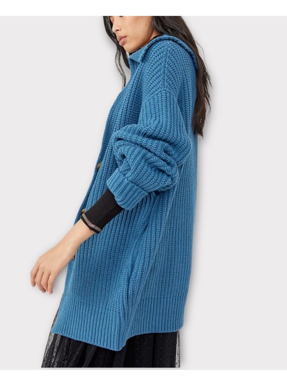 Free People Swim Too Deep Cardigan XS - Picture 3 of 8